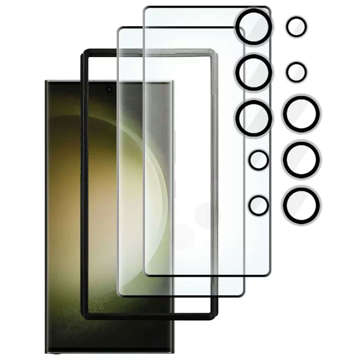 Szkło Hartowane 2x ekran +2x aparat ESR do Samsung Galaxy S23 Ultra - Protector Set 2-pack Clear