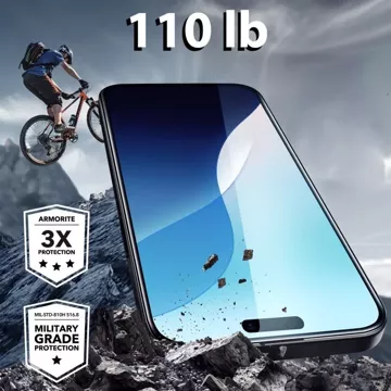 Szkło Hartowane ESR Armorite do iPhone 16 Plus Black