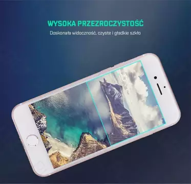 Szkło Hartowane FULL 3D ROCK iPhone 6/6S PLUS Czarny