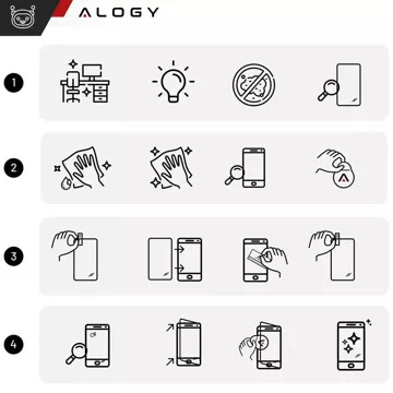 Szkło "NIETŁUKĄCE" do etui iPhone 14 Plus hybrydowe ochronne folia na ekran Alogy Flexi Glass 9H Case Friendly płaskie na ekran