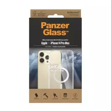 Szkło PanzerGlass HardCase do iPhone 14 Pro Max 6,7" MagSafe Antibacterial Military grade transparent 0412