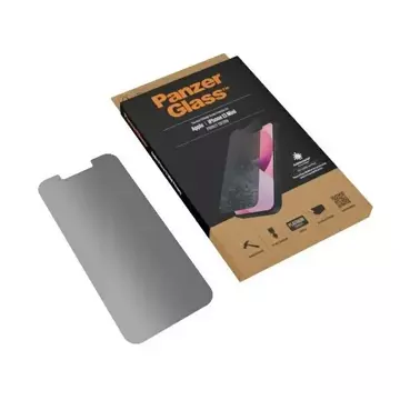 Szkło PanzerGlass Standard Super+ do iPhone 13 Mini 5,4" Privacy Antibacterial P2741