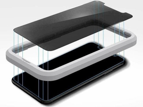 Szkło Spigen Align Master Privacy Glas.tR do Apple iPhone 11/XR