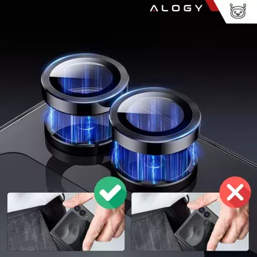 Szkło do Samsung Galaxy Z Flip 6 nakładka na aparat obiektyw obiektywy aparatu Alogy Lens Protector PRO+ osłona ochronna