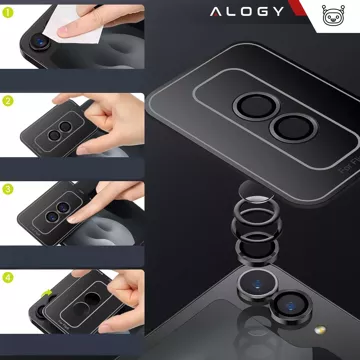 Szkło do Samsung Galaxy Z Flip 6 nakładka na aparat obiektyw obiektywy aparatu Alogy Lens Protector PRO+ osłona ochronna