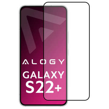 Szkło hartowane 9H Alogy Full Glue do etui case friendly do Samsung Galaxy S22 Plus Czarne