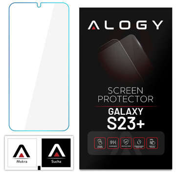 Szkło hartowane 9H Alogy Screen Protector PRO+ ochrona na ekran do Samsung Galaxy S23 Plus