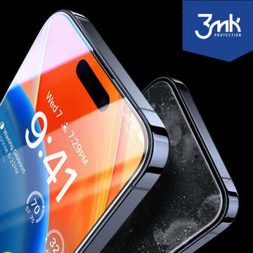 Szkło hartowane 9H do iPhone 15 Plus / 16 Plus 3mk HardGlass na ekran