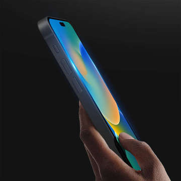 Szkło hartowane 9H na ekran Spigen Glass FC do etui do Apple iPhone 14 Pro Max Black