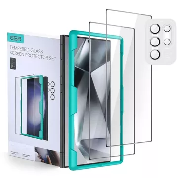 Szkło hartowane ESR Protector Set 2-Pack do Samsung Galaxy S24 Ultra Clear