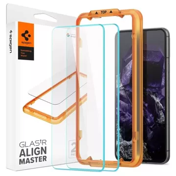 Szkło hartowane Spigen ALM Glas.TR 2-Pack do Google Pixel 8 Clear