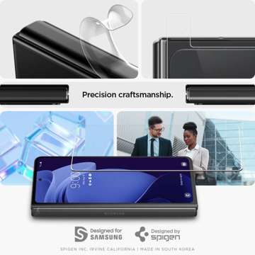 Szkło hartowane Spigen ”Ez Fit” + Hinge Film do Samsung Galaxy Z Fold 4