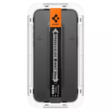 Szkło hartowane Spigen Glas.tR ”EZ Fit” FC 2-Pack do iPhone 15 / 16 Black