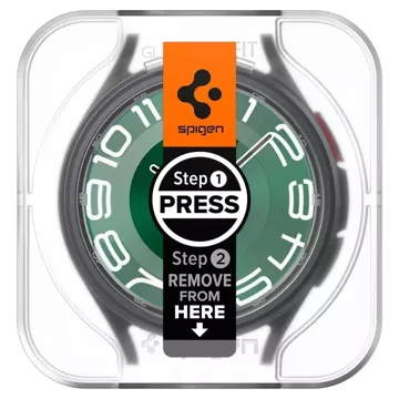 Szkło hartowane Spigen Glas.tr ”Ez-Fit” 2-Pack do Samsung Galaxy Watch 6 Classic (47 mm) Clear