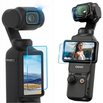 Szkło hartowane do DJI Osmo Pocket 3 na ekran kamery Alogy Screen Protector PRO+