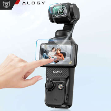 Szkło hartowane do DJI Osmo Pocket 3 na ekran kamery Alogy Screen Protector PRO+