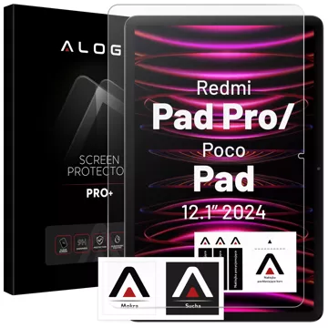 Szkło hartowane do Redmi Pad Pro / Poco Pad 12.1" 2024 Alogy Heavy Pro+™️