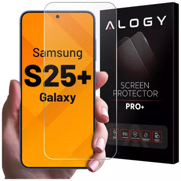 Szkło hartowane do Samsung Galaxy S25+ Plus ochronne szkiełko na ekran 9H Alogy Heavy Pro+™️