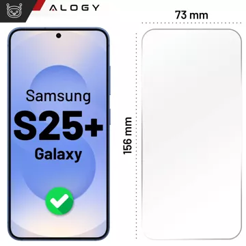 Szkło hartowane do Samsung Galaxy S25+ Plus ochronne szkiełko na ekran 9H Alogy Heavy Pro+™️