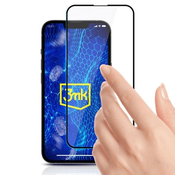 Szkło hartowane do iPhone 13/ 13 Pro/ 14 3mk HardGlass Max Lite™ 9H pełne na cały ekran