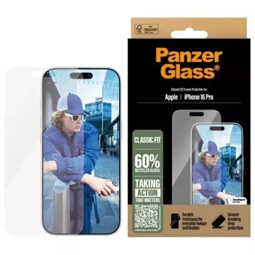 Szkło hartowane do iPhone 16 Pro PanzerGlass Screen Protector Classic Fit 