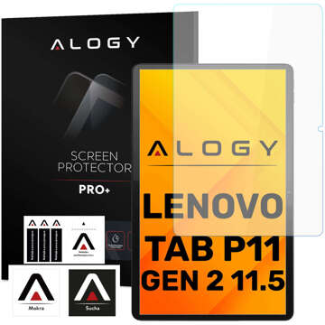 Szkło hartowane na ekran Lenovo Tab P11 gen 2 11.5 TB350 TB-350FU TB-350XU 2gen Alogy Screen Protector Pro+ 9H