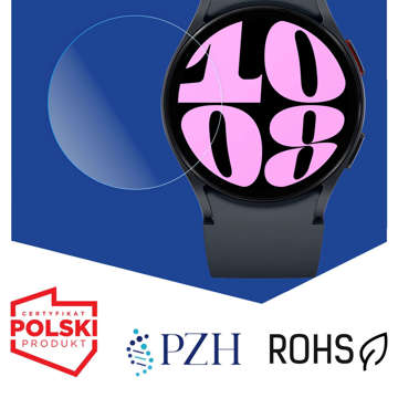 Szkło hybrydowe 3x do Samsung Galaxy Watch 6 44mm 3mk Watch Protection na ekran