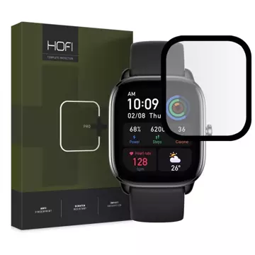 Szkło hybrydowe Hofi Hybrid Pro+ do Amazfit GTS 4 Mini Black
