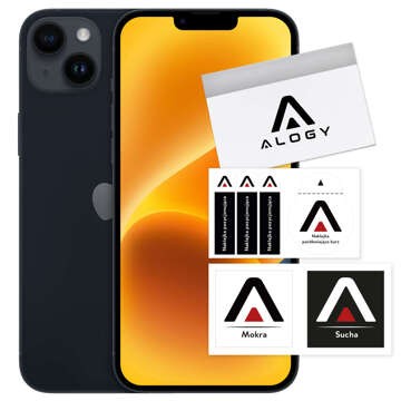 Szkło hybrydowe do Apple iPhone 13 Mini na ekran Alogy Flexi Glass 9H Case Friendly płaskie na ekran