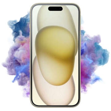 Szkło hybrydowe do Apple iPhone 15 / 16 na ekran Alogy Flexi Glass 9H Case Friendly płaskie na ekran