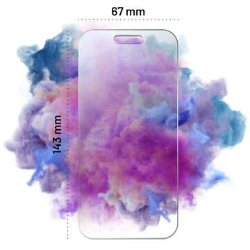 Szkło hybrydowe do Apple iPhone 15 / 16 na ekran Alogy Flexi Glass 9H Case Friendly płaskie na ekran