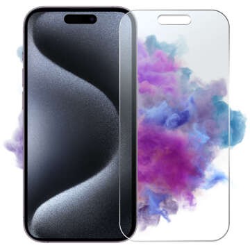 Szkło hybrydowe do Apple iPhone 15 Pro Max na ekran Alogy Flexi Glass 9H Case Friendly płaskie na ekran