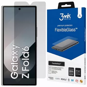 Szkło hybrydowe połączenie szkła i folii 3mk FlexibleGlass do Samsung Galaxy Z Fold 6 na przód ochrona telefonu