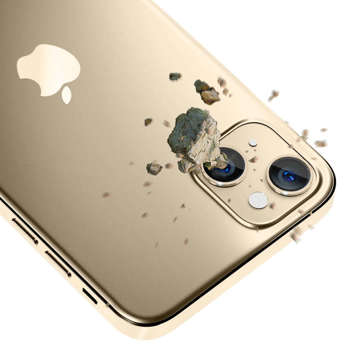 Szkło ochronne na obiektyw telefonu 3mk Lens Protection Pro do Apple iPhone 14 Plus Gold