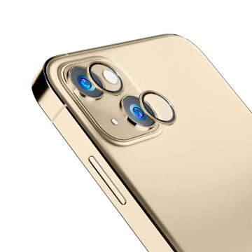 Szkło ochronne na obiektyw telefonu 3mk Lens Protection Pro do Apple iPhone 14 Plus Gold