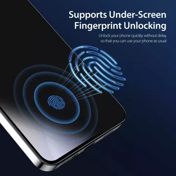 Szkło prywatyzujące Dux Ducis Glass Privacy na Samsung S24 - z czarną ramką