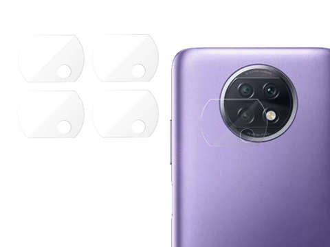 Szkło x4 na kamerę obiektyw 3mk Lens Protection do Redmi Note 9T 5G