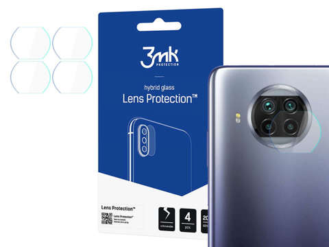 Szkło x4 na kamerę obiektyw 3mk Lens Protection do Xiaomi Mi 10T Lite