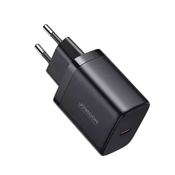 Szybka ładowarka Joyroom do 25W + Kabel USB-C / USB-C 1m - Czarna