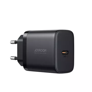 Szybka ładowarka Joyroom do 25W + Kabel USB-C / USB-C 1m - Czarna