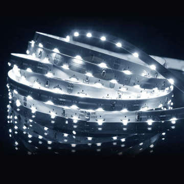Taśma wodoodporna LED Cool White 300 SMD 5m z zasilacz Biała zimna