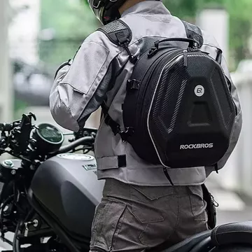 Torba Rockbros 30140026001 motocyklowa na bak 35 l - czarna