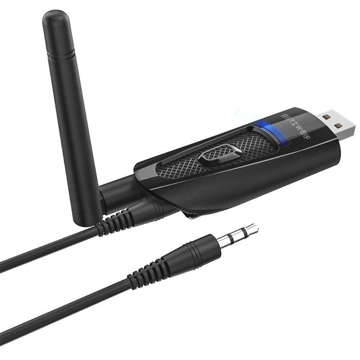 Transmiter nadajnik Bluetooth 5.0 BlitzWolf Pro USB + mini jack 3.5mm do PC TV
