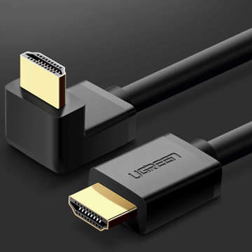UGREEN HD103 Kabel HDMI - HDMI Kątowy, 4K, 5m (czarny)