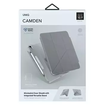 UNIQ etui Camden iPad Air 10.9" 11" 4/5/6 szary/fossil grey Antimicrobial