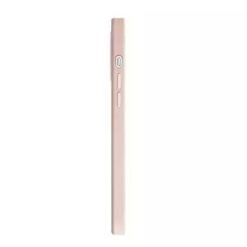 UNIQ etui Lino Hue iPhone 12 Pro Max 6,7" różowy/blush pink Antimicrobial