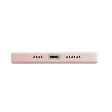 UNIQ etui Lino Hue iPhone 12 Pro Max 6,7" różowy/blush pink Antimicrobial