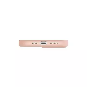 UNIQ etui Lino Hue iPhone 13 Pro / 13 6,1" różowy/blush pink MagSafe