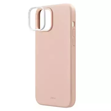 UNIQ etui Lino do Apple iPhone 14 6,1" różowy/blush pinkt