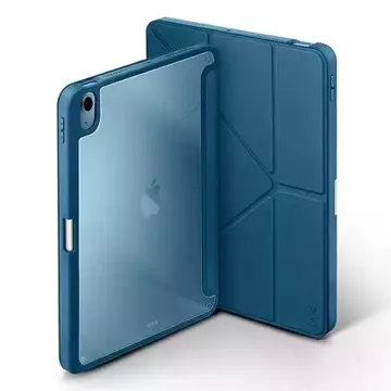 UNIQ etui Moven iPad Air 10.9" 4/5 (2020/2022) Air 11" 6 (2024) Antimicrobial niebieski/carpi blue